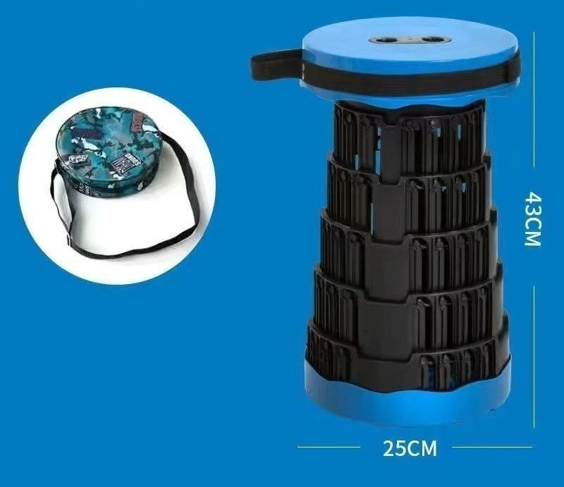 Portable Foldable Telescopic Stool